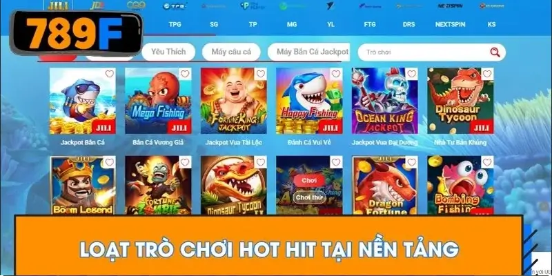 Loại trò chơi hot hit tại nền tảng