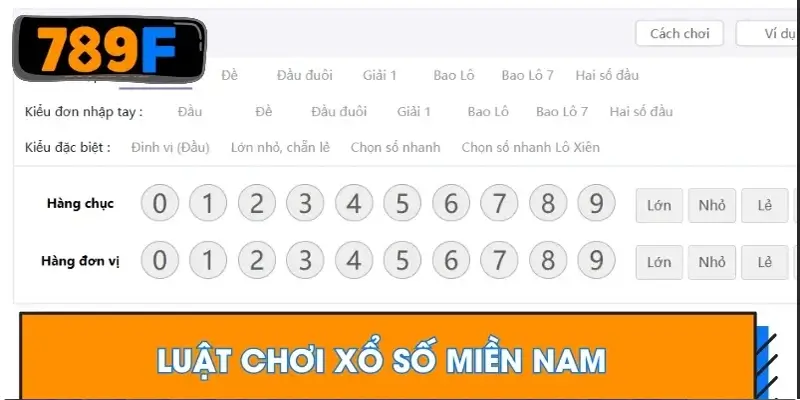 Luật chơi xổ số Miền Nam