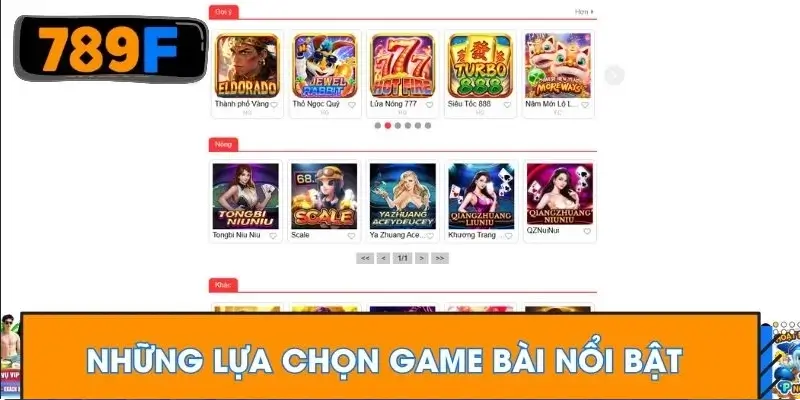 Những lựa chọn game bài nổi bật Những lựa chọn game bài nổi bật